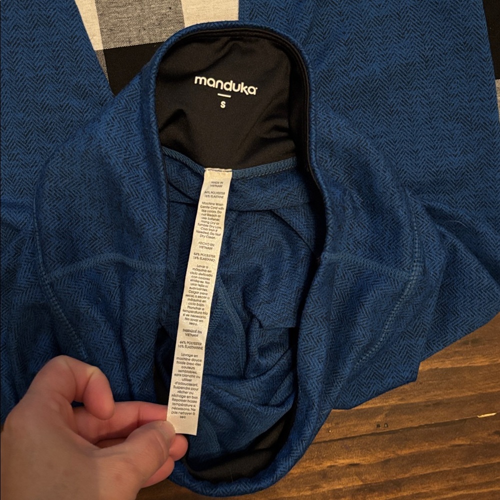 Manduka Basic Legging heathered blue small - image 3